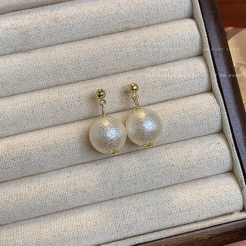 Pearl For Light Luxury Temperament High-grade Earrings