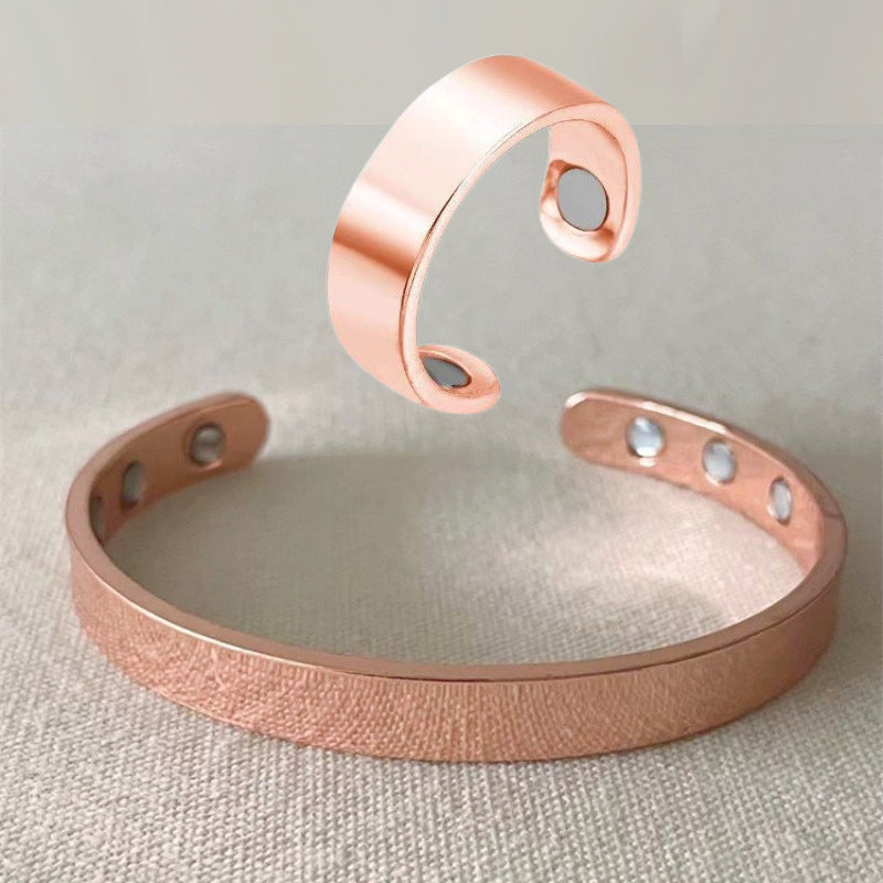 Fashion Personalized Opening Adjustable Magnetic Magnet Bracelet
