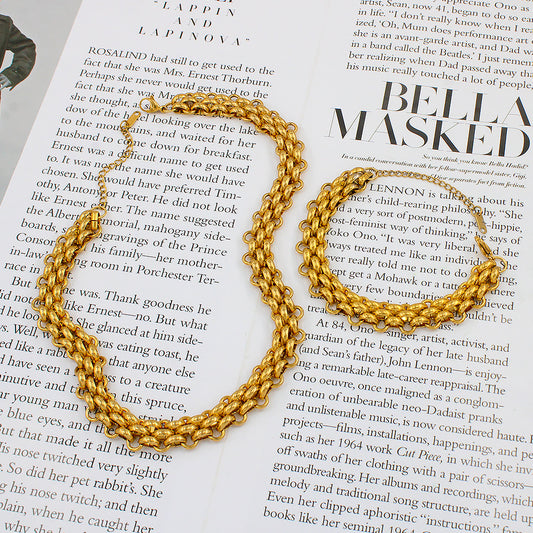 Light Luxury Titanium Steel Collar Clavicle Chain Necklaces