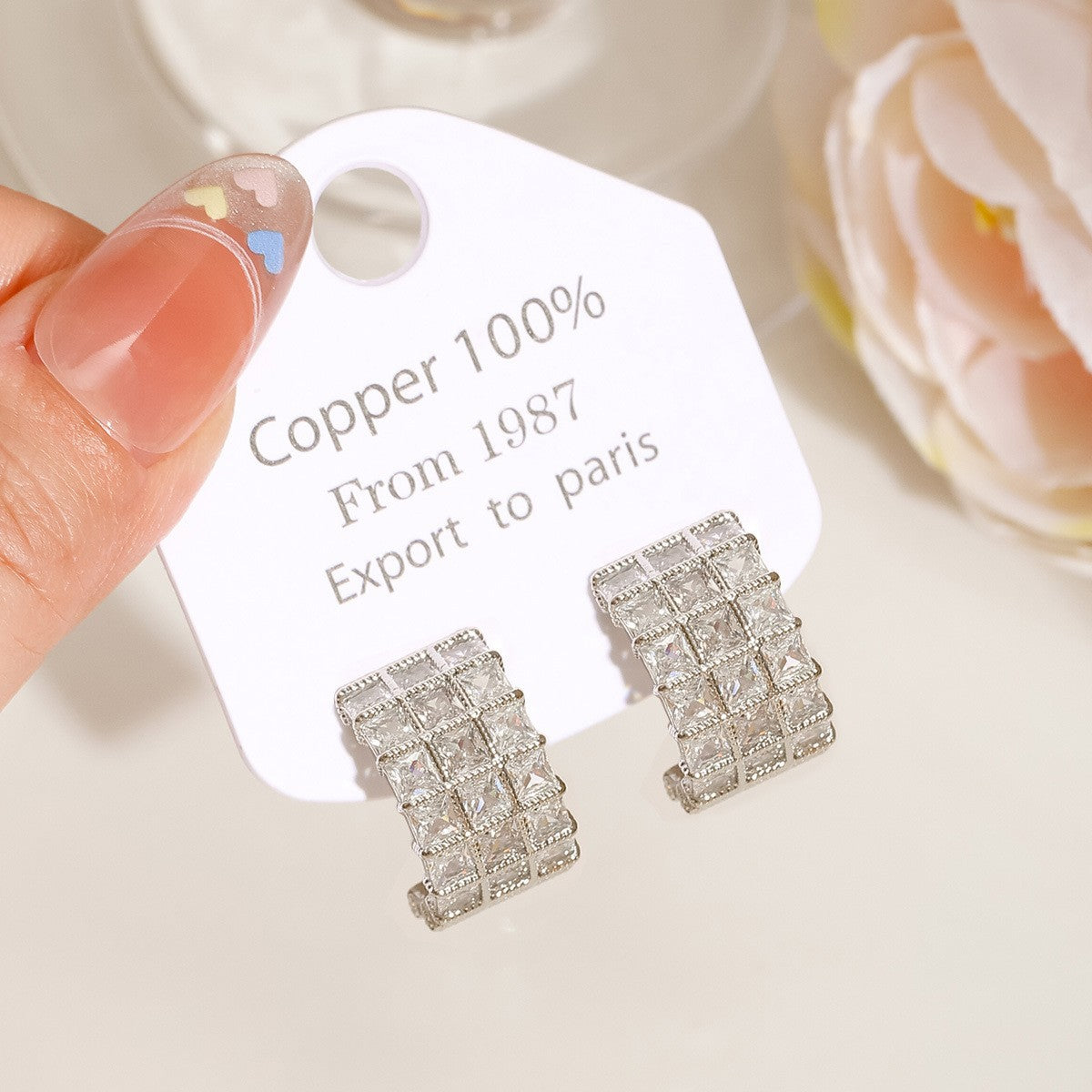 Commuter Simple Personalized Party Niche Design Earrings