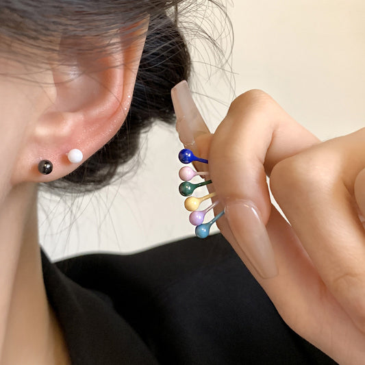 Porcelain Ear Female Medical Bar Needle Sleeping No Need To Rings