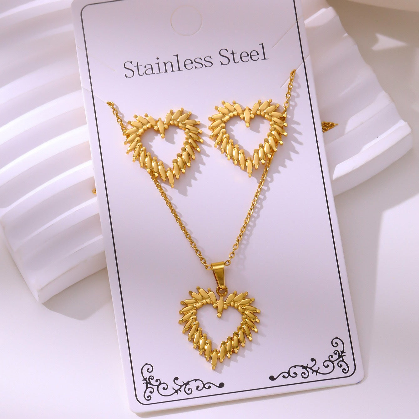 Hydraulic Suit Butterfly Love Irregular Personality Jewelry Set