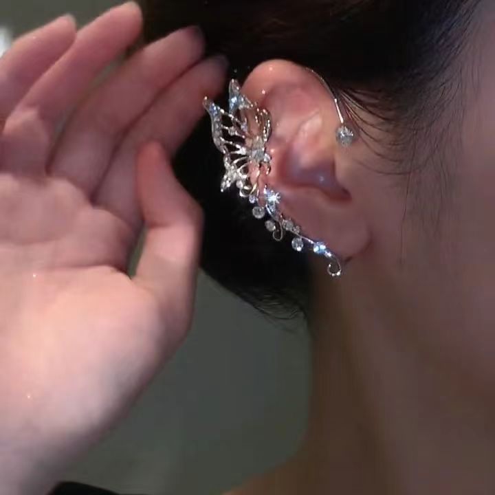 Ear Hook Clip One Without Pierced Senior Tassel Earrings