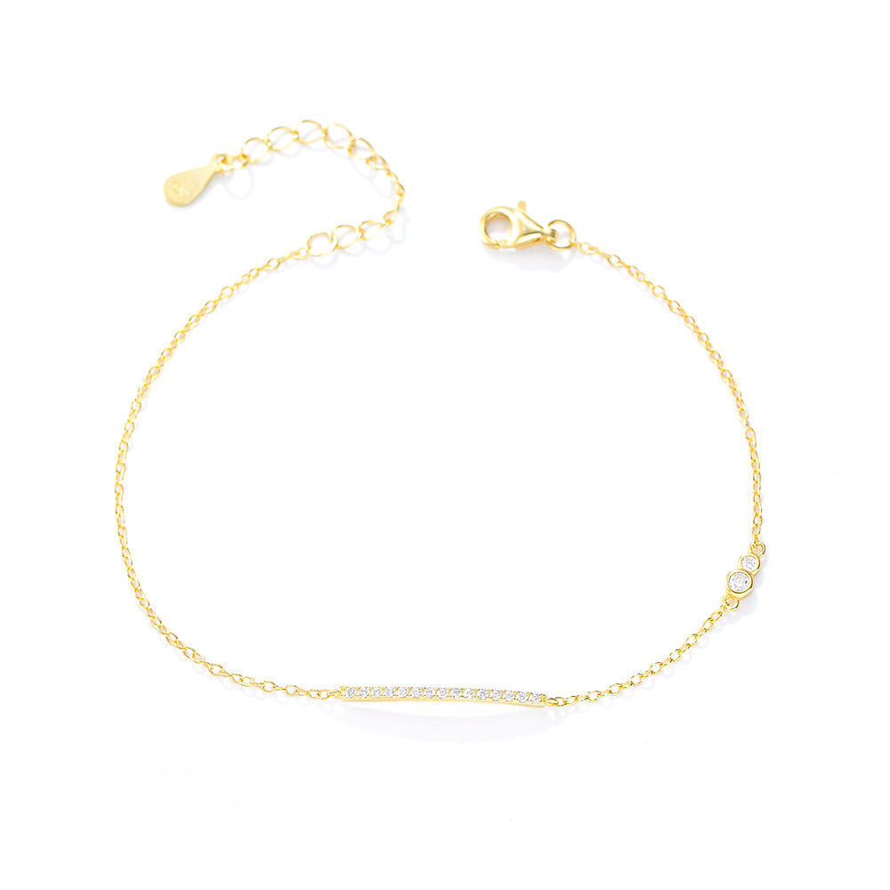 Women's Sterling Sier Design Chain Simple Light Luxury Bracelets