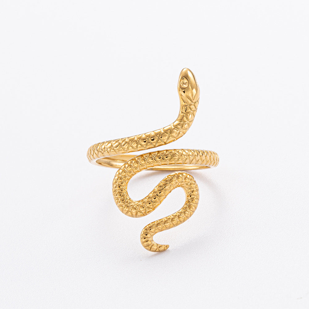 Steel Stainless Gold Plated High-grade Summer Wind Rings