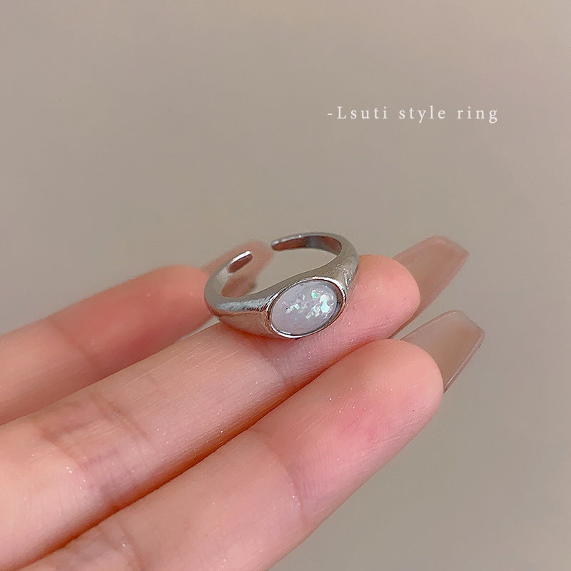 Niche Design Female Temperament Wild Personality Rings