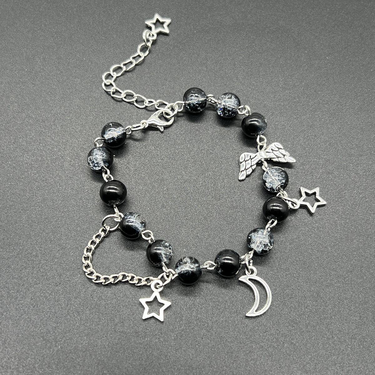 Black Spider Secret Magnetic Suction Handmade Bracelets