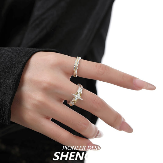 Women's Retro High-grade Light Luxury Sweet Cool Rings