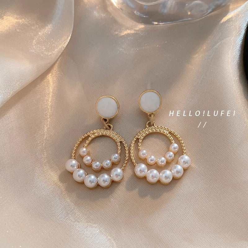 Korean Style High-grade Temperament Personalized Retro Light Luxury Earrings