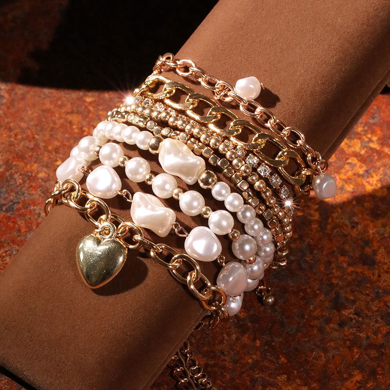 Women's Love Pearl Fashion Retro Minority Temperament Bracelets