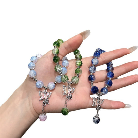 Butterfly Beaded Elegant Crystal Niche Send Bracelets