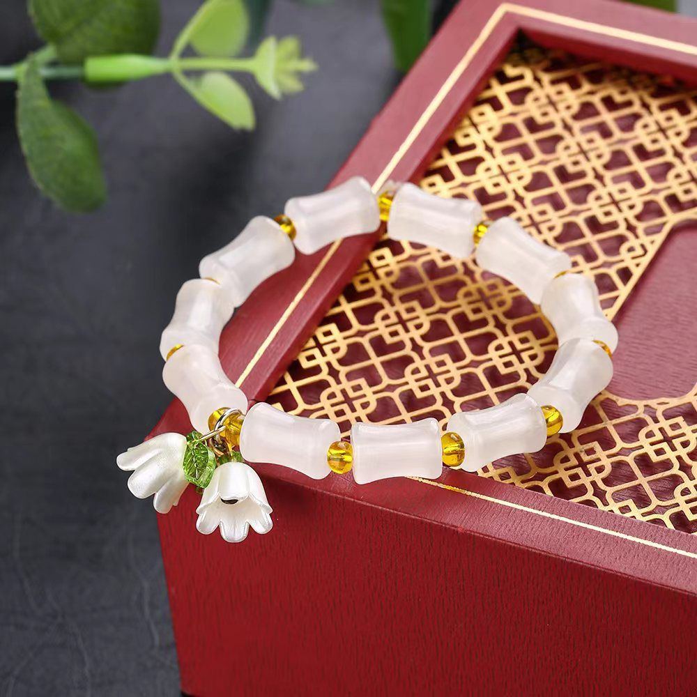 Fair Exhibition Stall Colored Glaze Glass Bracelet