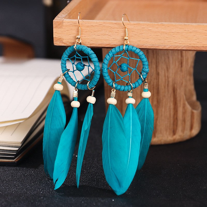 Your Long Copper Chain Retro Elegant Eardrops Earrings