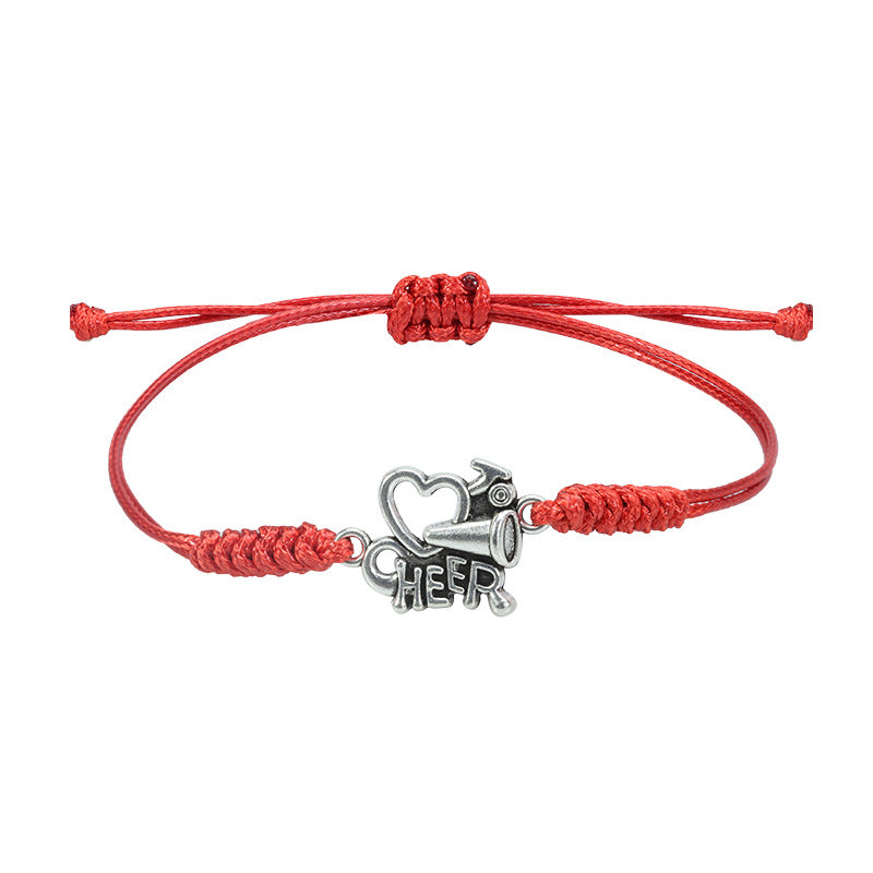 Cheerleading Sports Cheer Wax Line Textile Bracelets