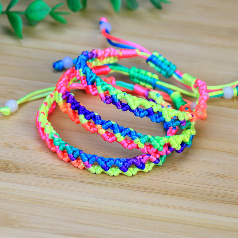 Women's & Men's Wide Dragon Boat Festival Colorful Rope Gift Bracelets