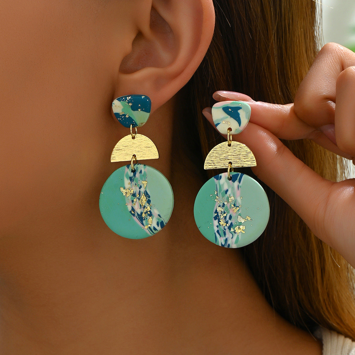 Women's Niche Acrylic Design Ear Affordable Luxury Earrings