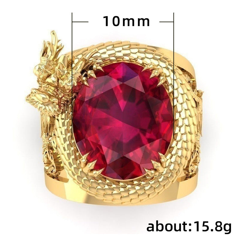 Retro Creative Boy Meets Shape Fashion Ring