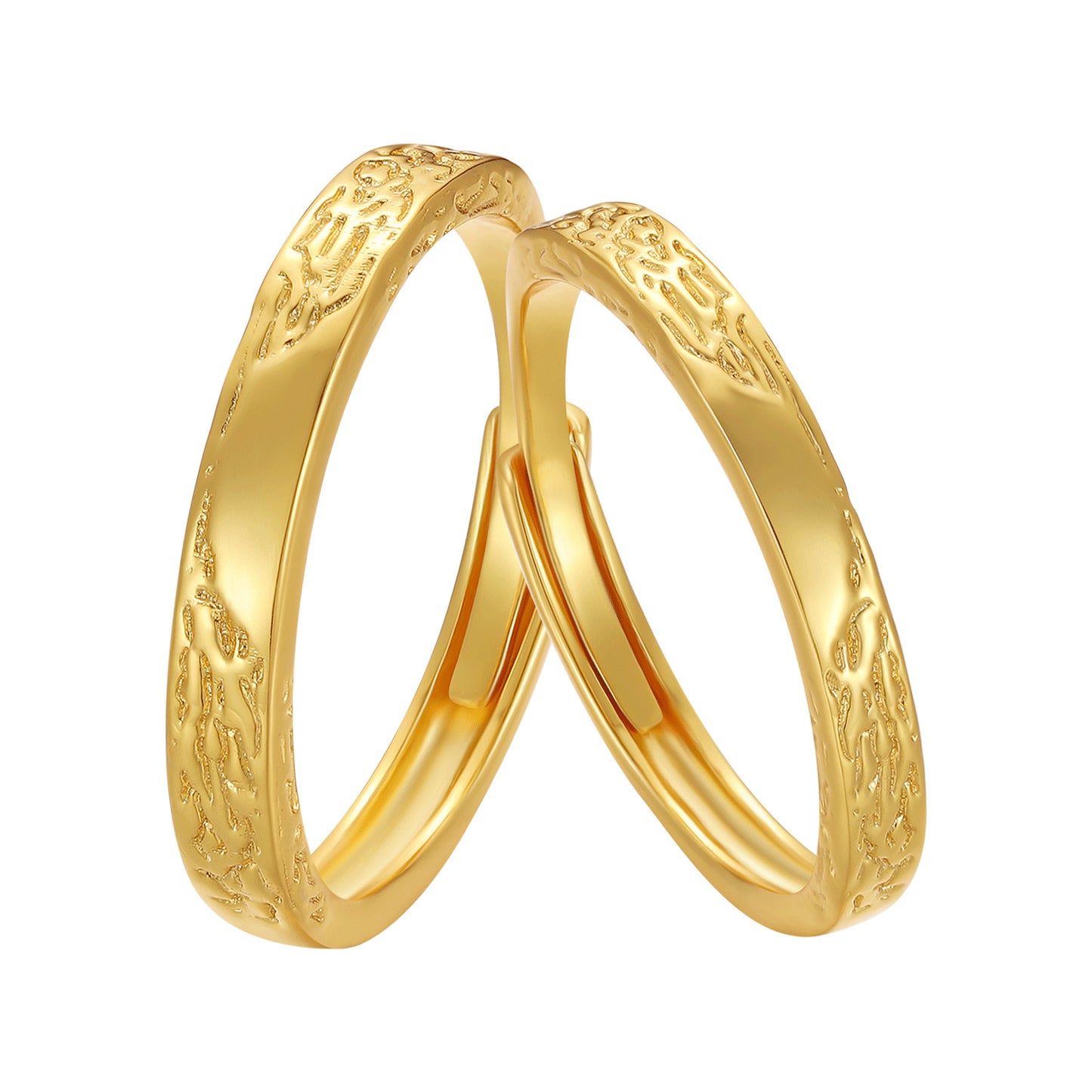Women's & Men's Erosion Glacier Couple Affordable Luxury Fashion Niche Ring