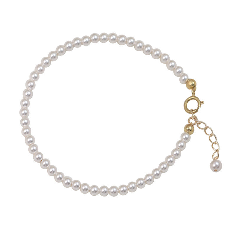 Women's Perfect Circle Pearl Simple Affordable Luxury Bracelets