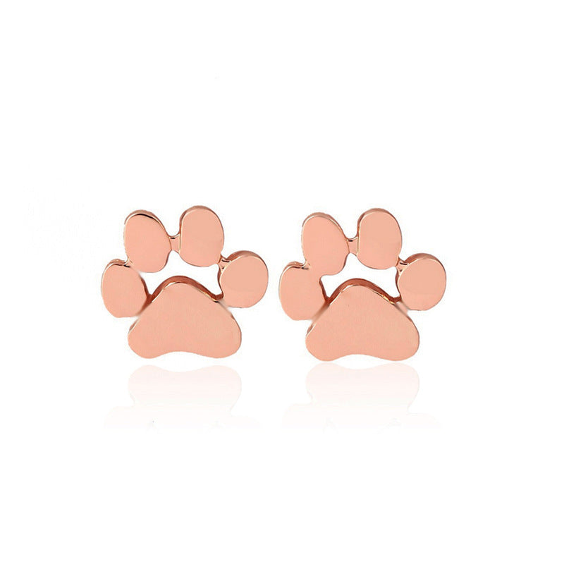 Cats Palm Ear Alloy Plating Color Retention Earrings