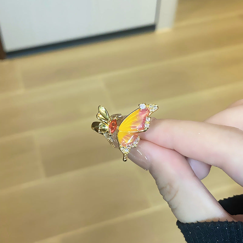 The Debris Series Gradient Female Design Rings