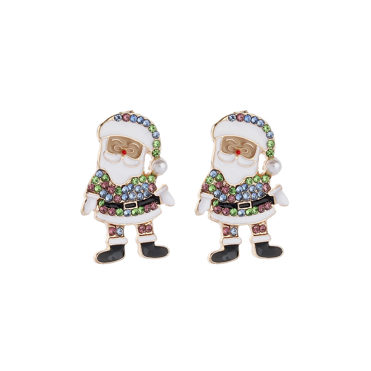 Cute Cartoon Acrylic Plate Christmas Holiday Earrings