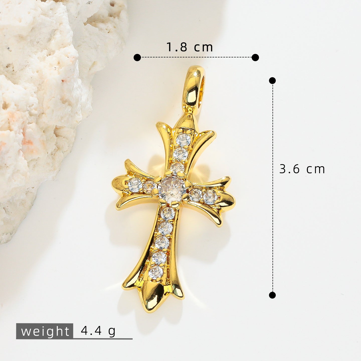 Unique Innovative Cross Heart Couple Single Pendant
