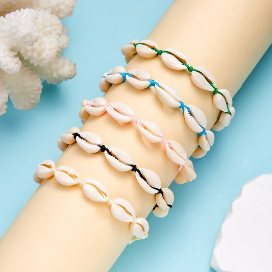 Bohemian Starfish Shell Conch Beads Stringed Bracelets