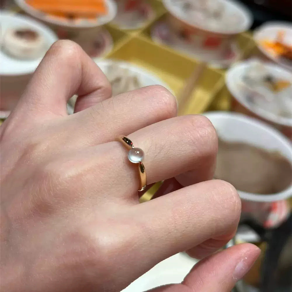Women's Special Interest Light Luxury Temperament Chinese Style Retro With Opening Ring