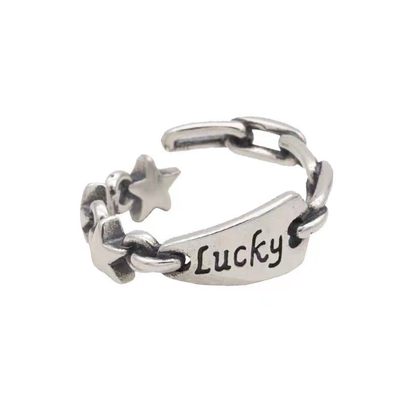 Female Fashion Personalized Niche Design Open Rings