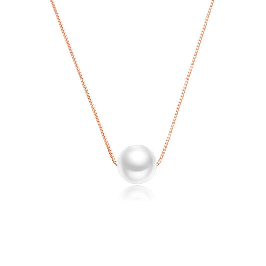 Women's Sterling Sier Pearl For Design French Necklaces