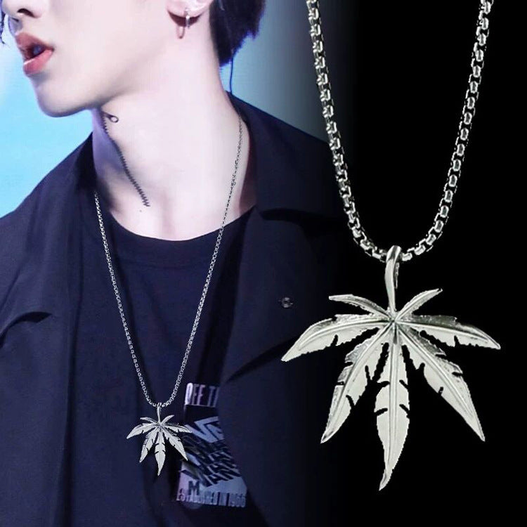 Men's Korean Style Arrow Short Keel Chain Necklaces