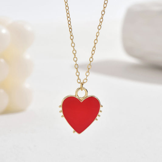 Women's Love Personalized Devil Eye Drop Oil Design Niche Necklaces