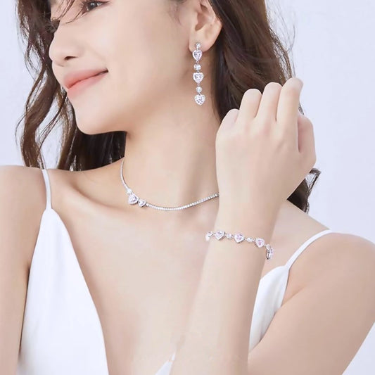 Pink Diamond Female Light Luxury Minority Bracelets