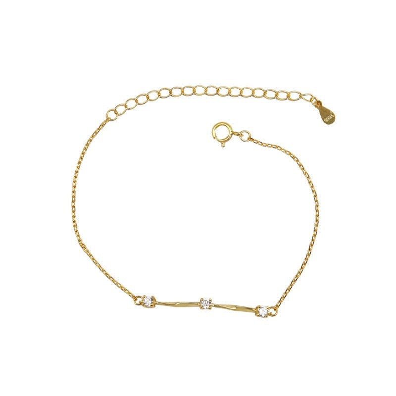 Women's Mobius Sterling Sier Gold-plated Style Mild Bracelets