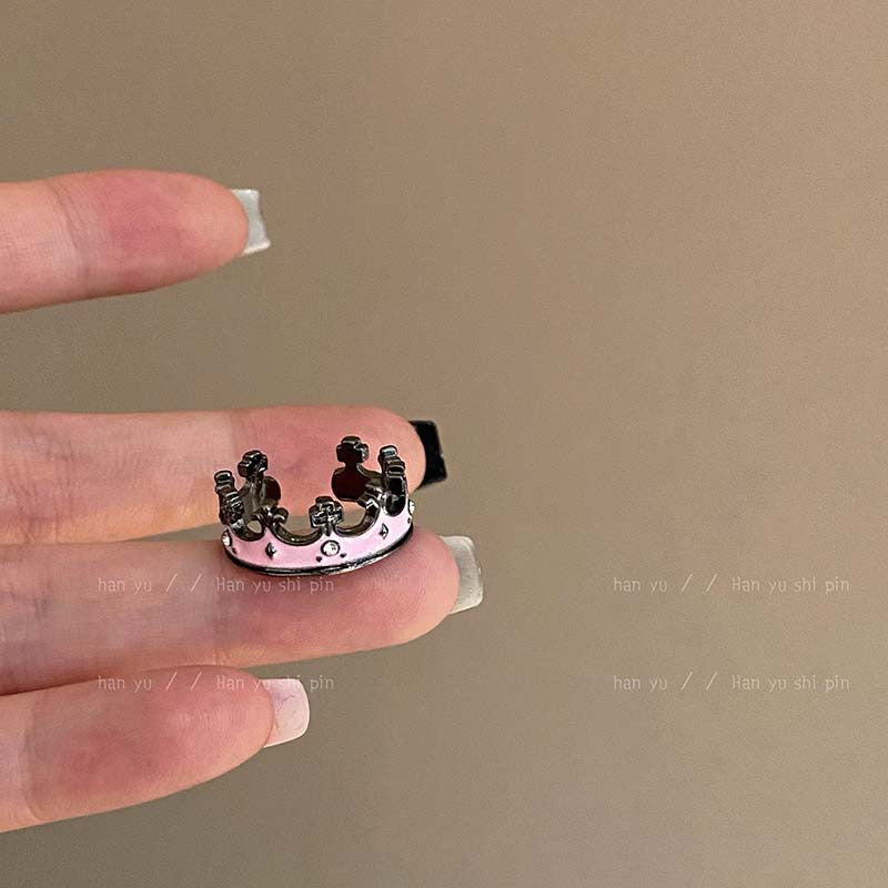 Vintage Court Style Flowers Opal Female Niche Rings