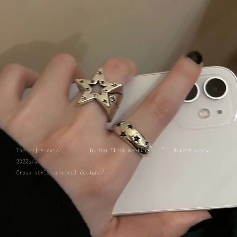 Female Design Hip Hop Cold Wind Rings