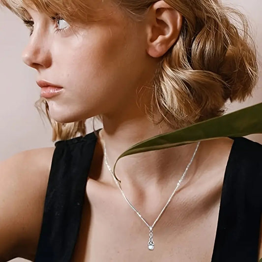 Fashion Ear Hook Imitation Moonstone Set Rings