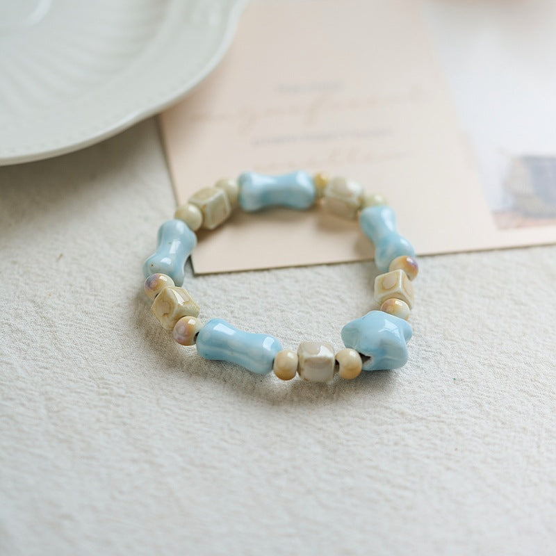 Ceramic Female Summer Versatile Ancient Style Bracelets