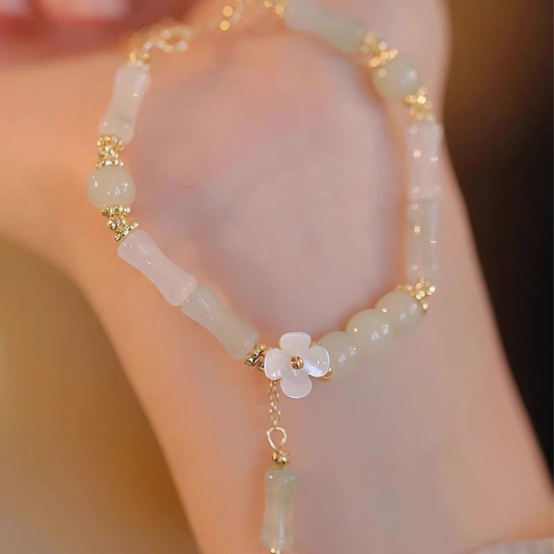 Fair Exhibition Stall Colored Glaze Glass Bracelet
