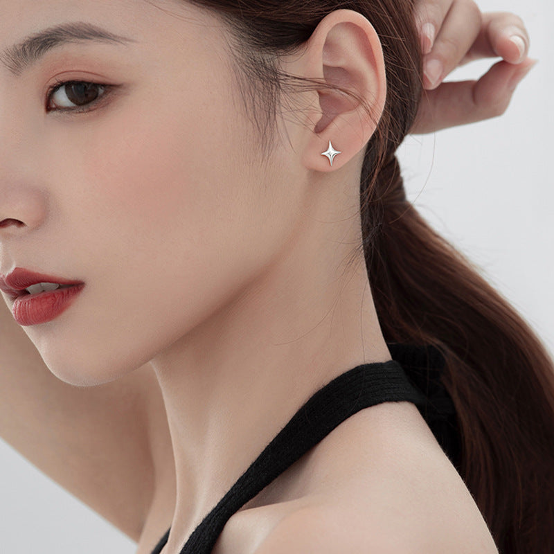 Women's Minimalist Star For Niche Design Temperament Earrings