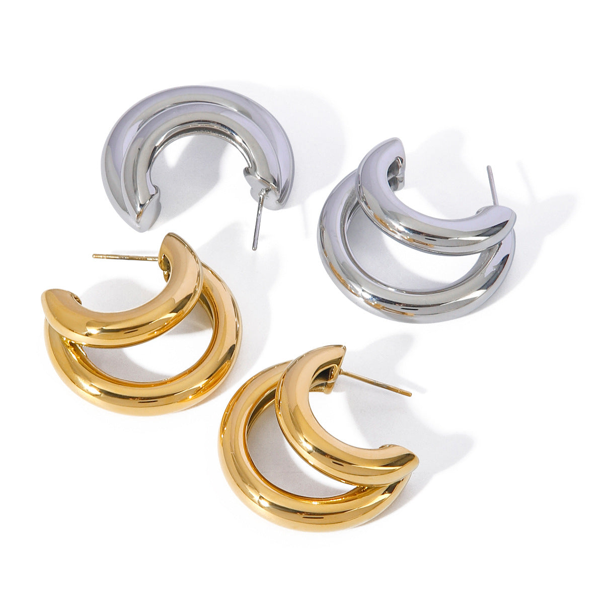 Unique Design Sense Advanced Cold Style Earrings