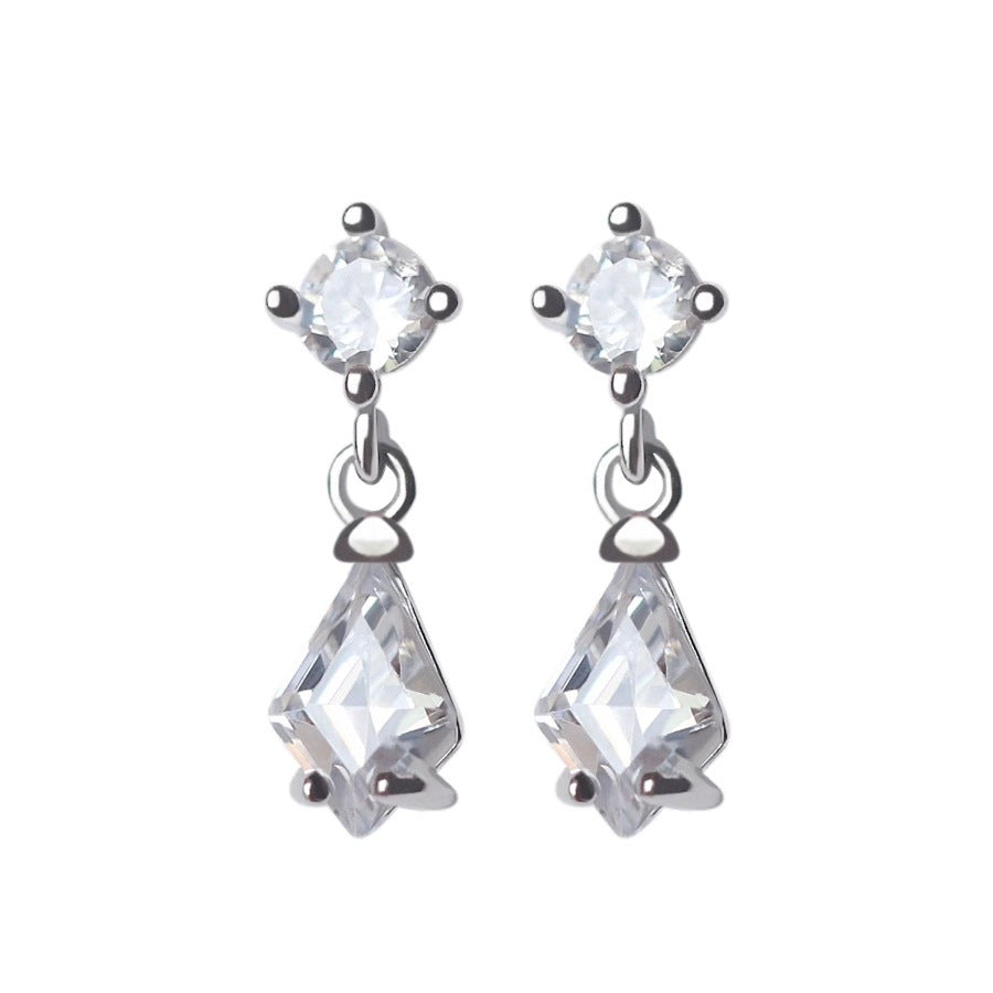 Women's Niche Super Bright Zircon High Quality Earrings