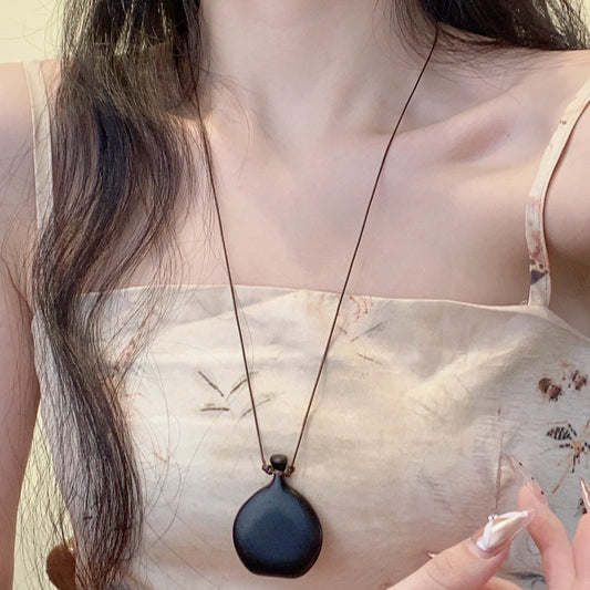 Women's For Niche Design Sweater Chain Simple Ethnic Necklaces