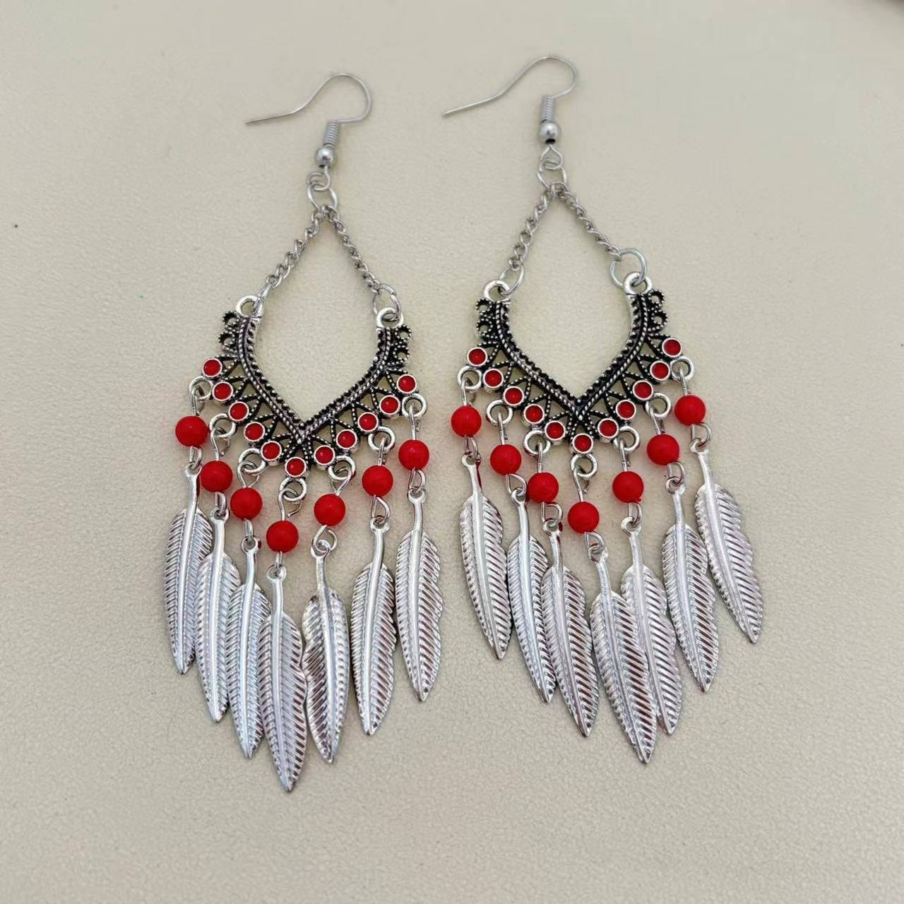 Style Vintage Fashion Bohemian Long Tassel Earrings