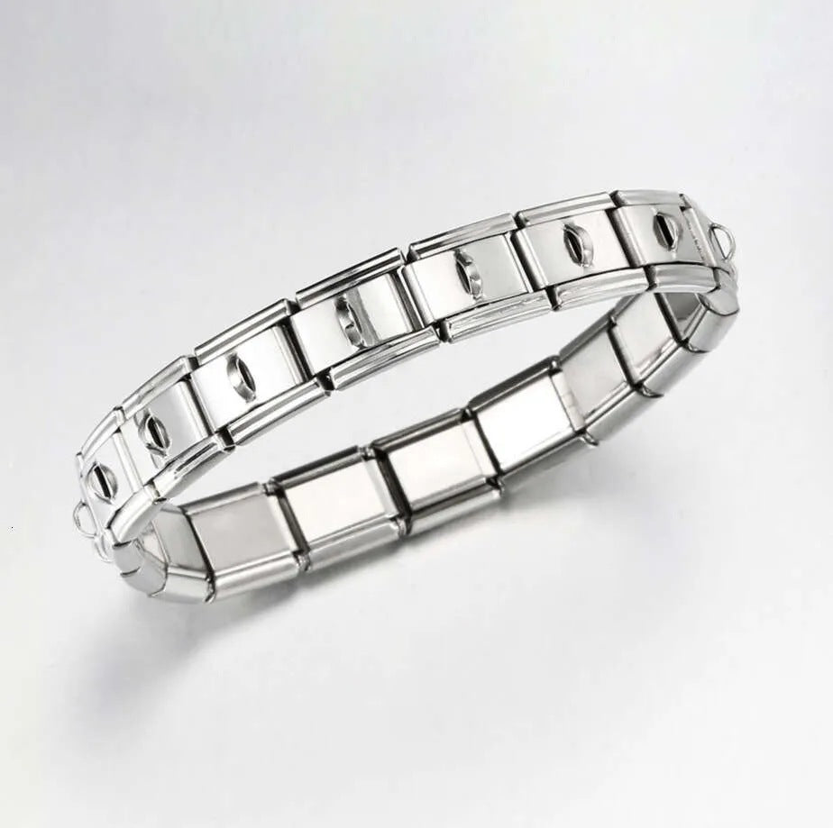Steel Italian Module Can Be Random Combination Spliced Bracelet
