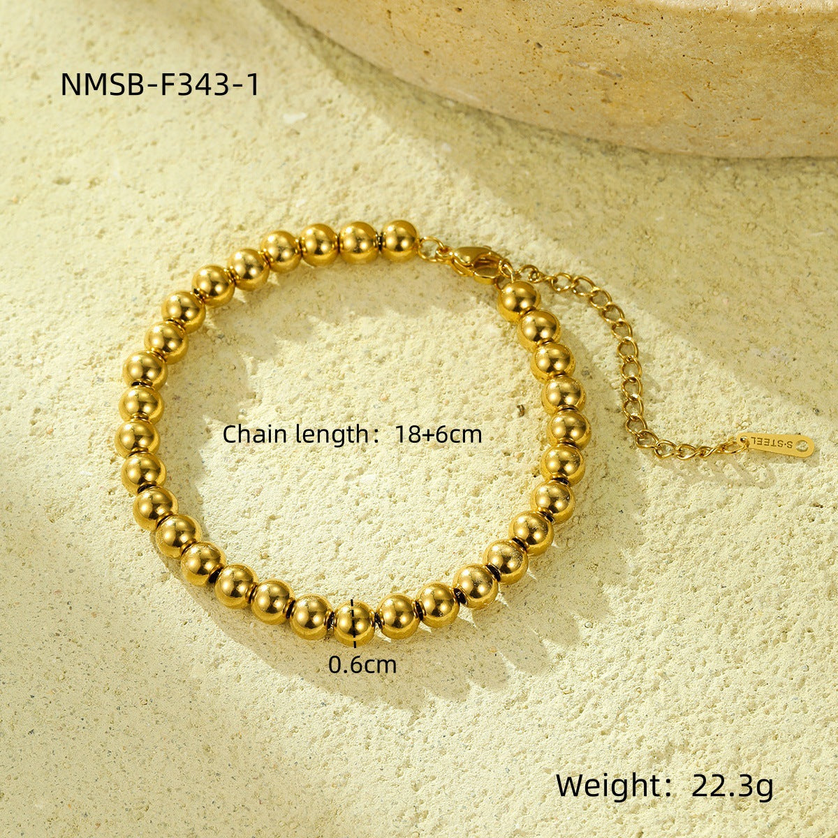 Women's Titanium Steel Gold-plated Stainless Inlaid Zircon Bracelets