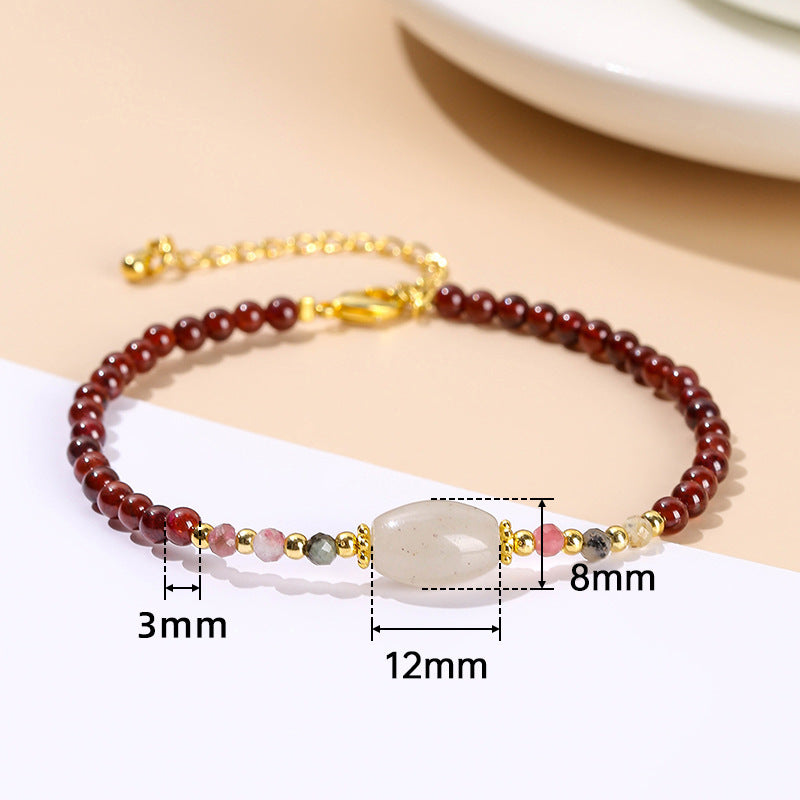 Jewelry Natural Crystal Jade Chinese Tassel Bracelets