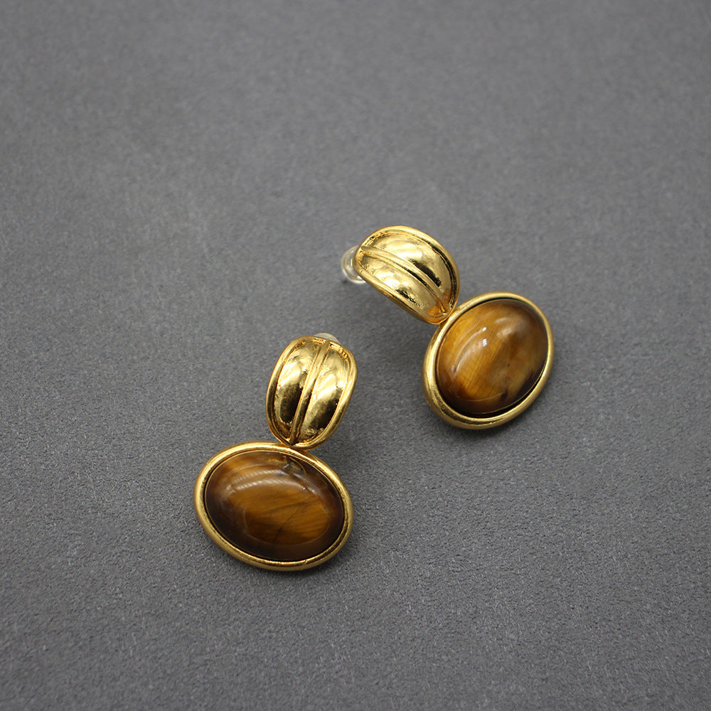 Design Western Jewelry Tiger Eye Natural Rings