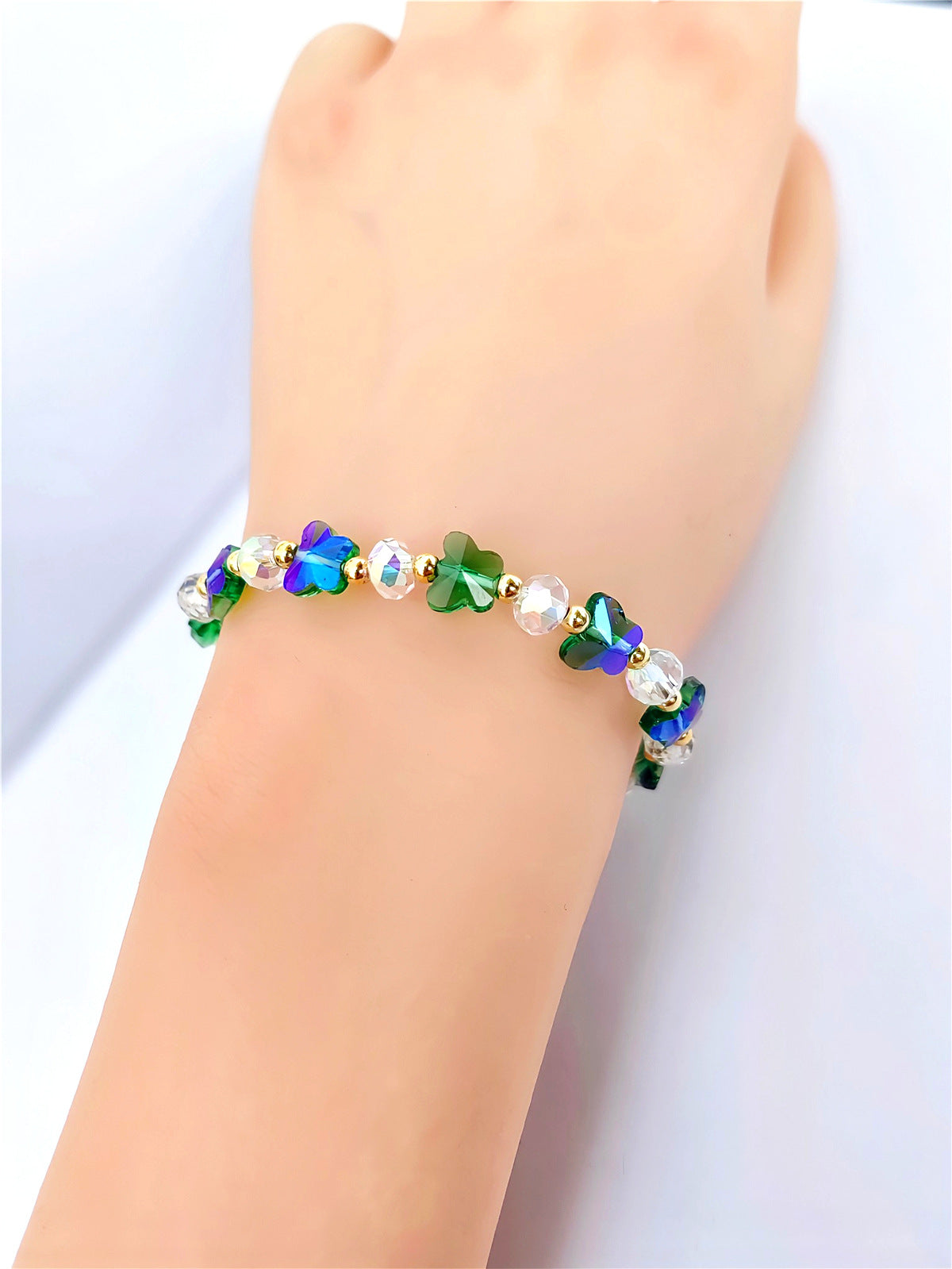 Women's Crystal Optional Sweet Fashion Ornament Butterfly Bracelets